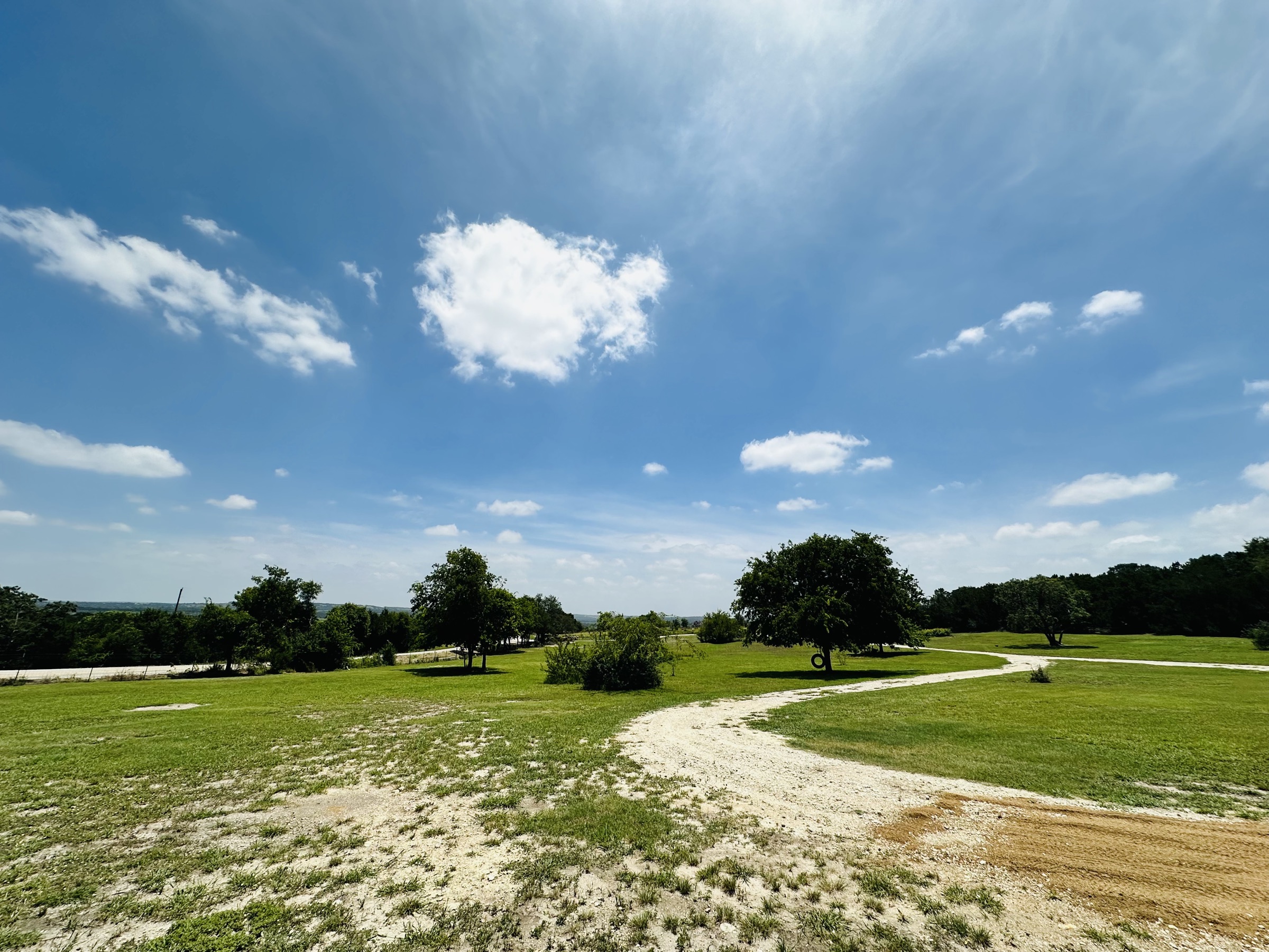 Rolling Hill Country view from the Cheval property