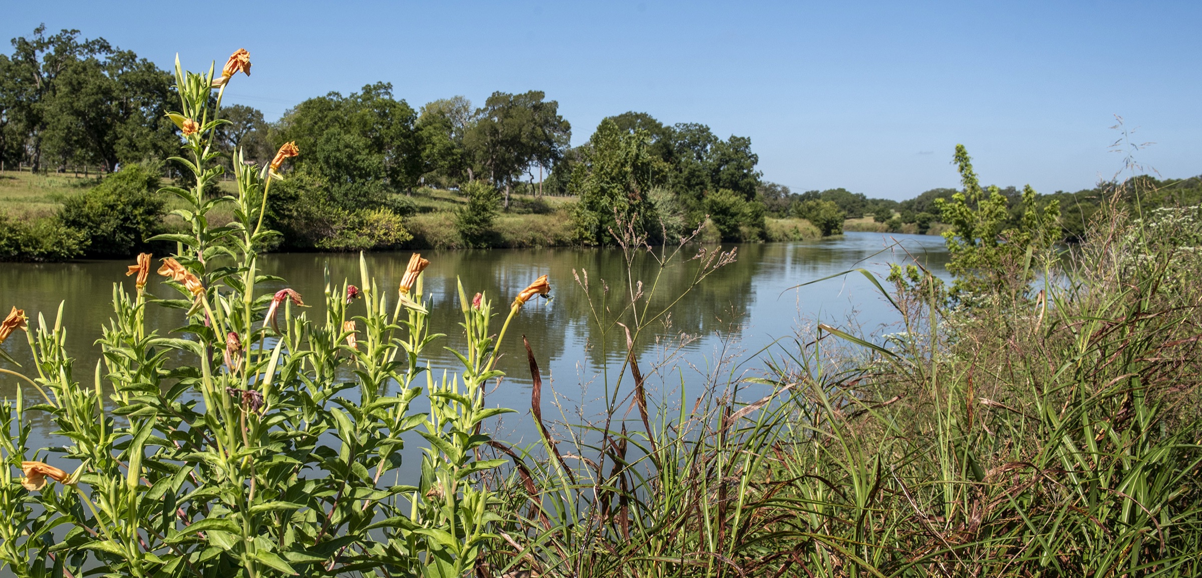 Pedernales River at LBJ Ranch National Historical Park